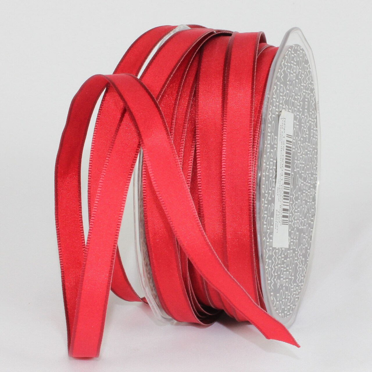 The Ribbon People Scarlet Red French Wired Craft Ribbon 0.25" x 108 Yards